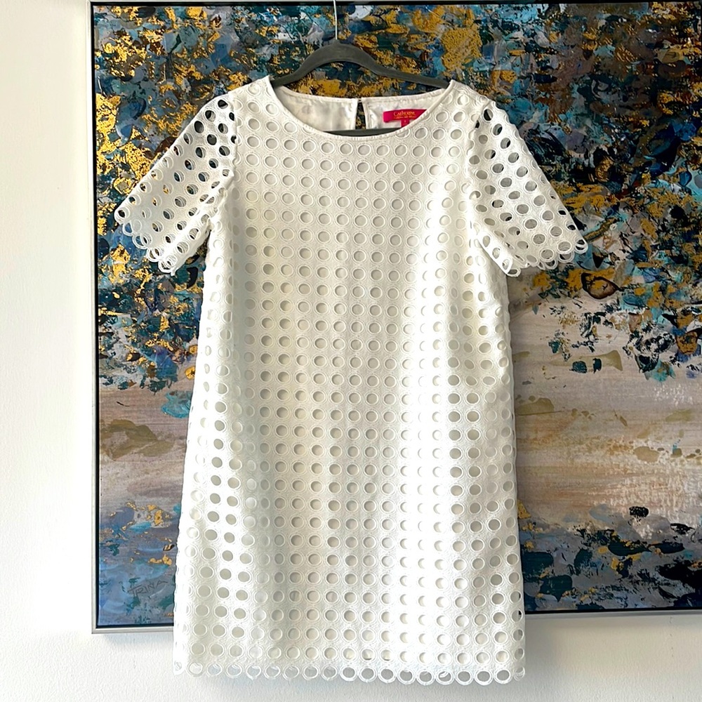 Hot white dress.CatHerine. Size 8